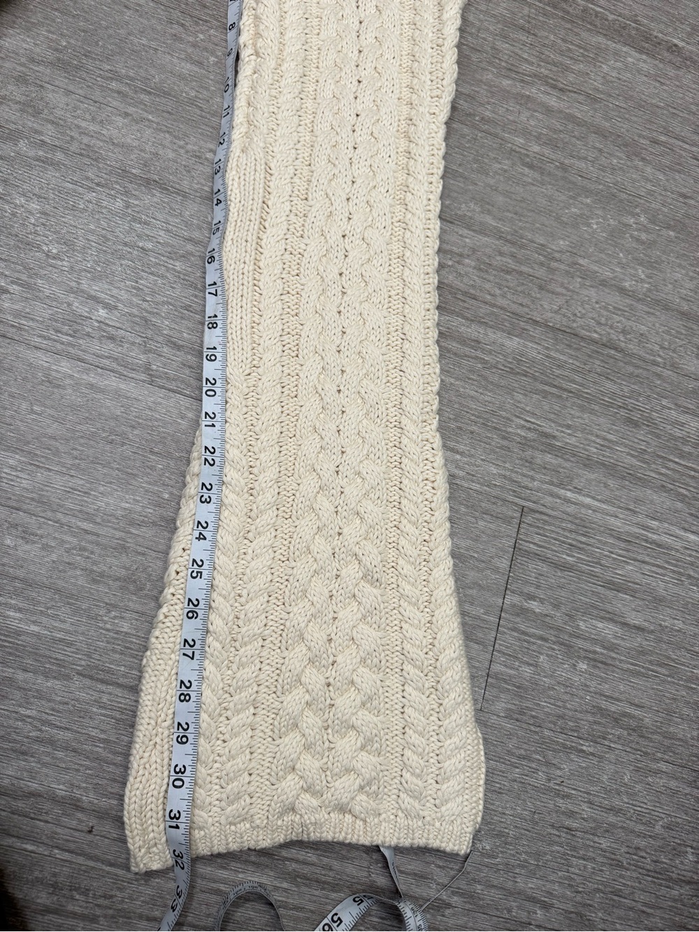 Lioness Serena Pant Cream Cable Knit Flare Pants Boho Coastal Grandma NWT *READ* - Picture 3 of 10